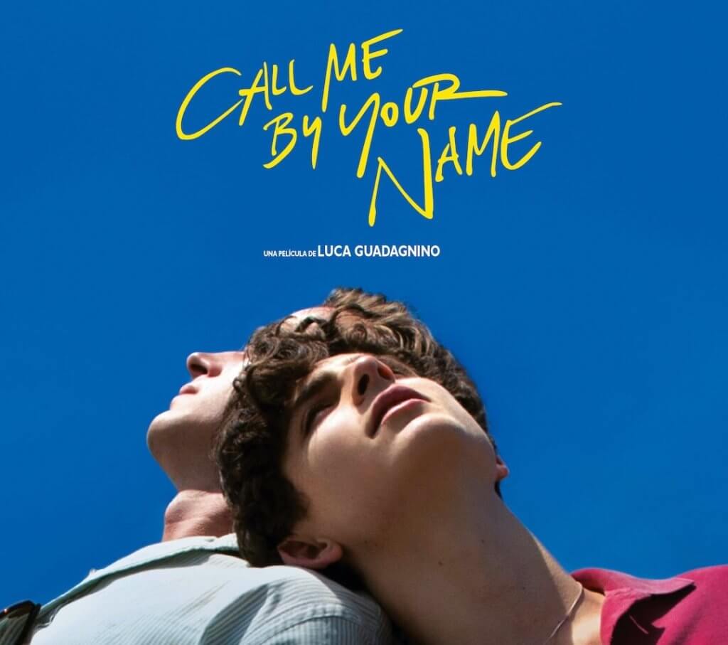 Call me by your name movie poster
